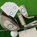 10 Sets Golf Impact Tapes Labels Recorder Kit for Woods Irons and Putter Newly