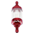 8mm CNC Aluminum Gas Fuel Oil Filter for ATV Dirt Pit Bike Motocross(Red) Newly