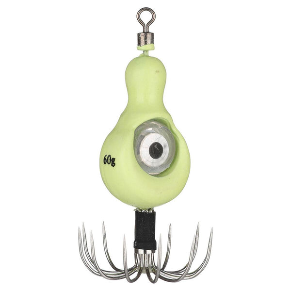 Fishing lures Light LED Deep Sea Glowing Luminous Cuttlefish Squid Jig Hook Bai.