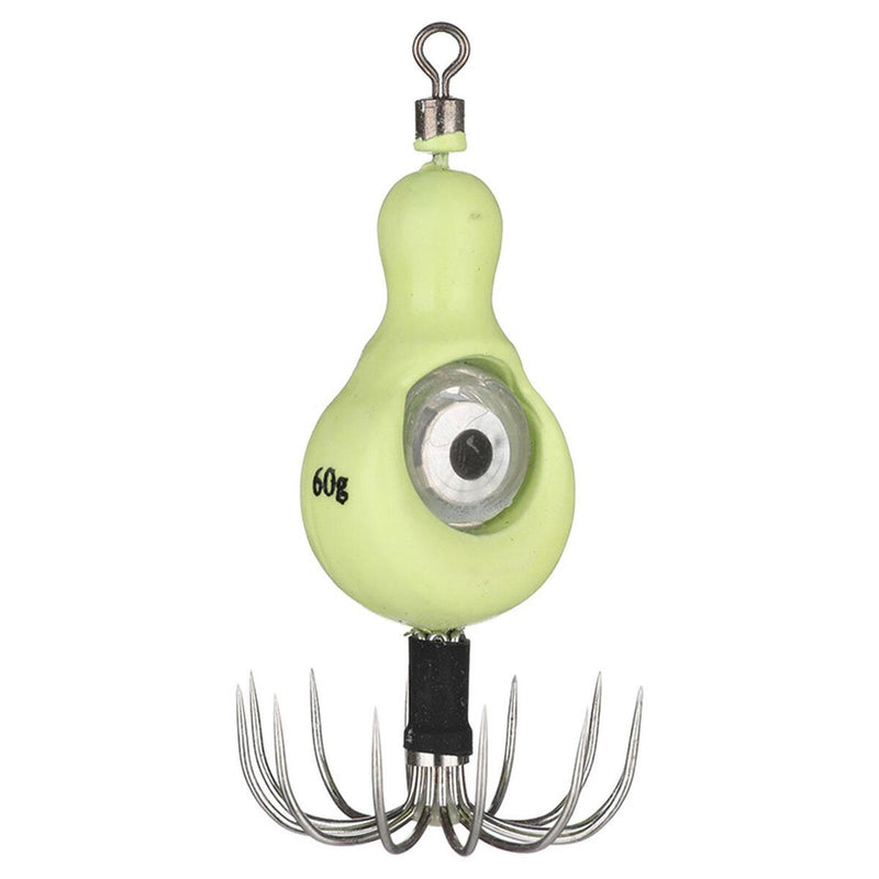 Fishing lures Light LED Deep Sea Glowing Luminous Cuttlefish Squid Jig Hook Bai.