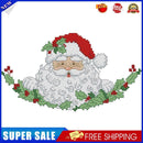 Santa Bust Partial Cross Stitch 14CT Counted Embroidery DIY Needlework Kits