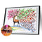 5D DIY Partial Special Shaped Drill Diamond Painting Elk Mosaic Kit Art Craft