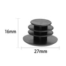 1 Pair Mountain Road Bike Handlebar End Plugs Caps Bicycle Parts (Black) Newly