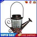 2PCSSolar Lantern Outdoors 20 LEDs Hanging Watering Can String Fairy Lights