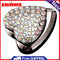Love Heart Rhinestone Adhesive Car Hook Organizer Storage Hanger Car Indoor