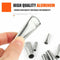 Steel Perfect Caulking Nozzle Applicator 14pcs Sealant Tools Finishing M3N8