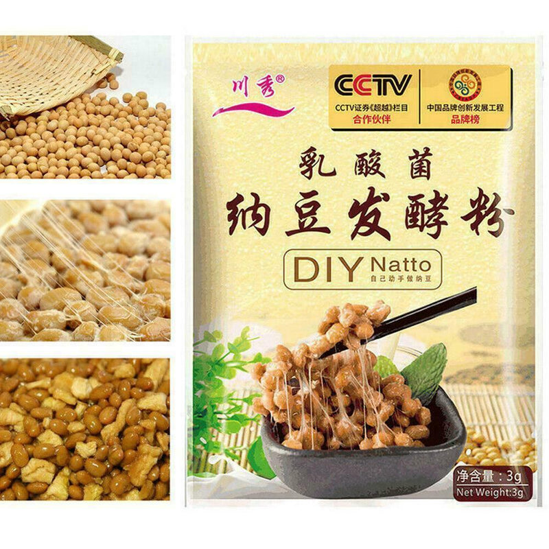 3g/Bag DIY Natto Powder Bacillus Subtilis Nattokinase Edible Agent S9G4 P4R0