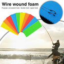 10pcs Foam Fishing Line Winding Board Fishing Main Coil Spindle Spool (M) Newly