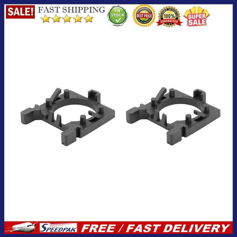 2pcs H7 LED Headlight Bulb Holders Adapters for Ford Focus Fiesta Mondeo