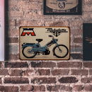 Home Weatherproof Retro Chic Bike Sign Iron Painting Wall Drawing Templates