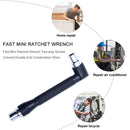 L-shaped Angle Two End Magnetic Steel Socket Wrench 1/4 Screwdriver Bit Hol