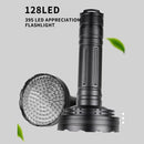Waterproof Portable 128 LED UV Ultraviolet Inspection Torch 395nm Flashligh