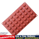 35 Cavity Chocolate Cake Mold Half Ball Sphere Silicone DIY Baking Mould Newly