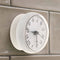 Waterproof Bathroom Mini Anti-Fog Watch Suction Cup Wall Clock Sucker