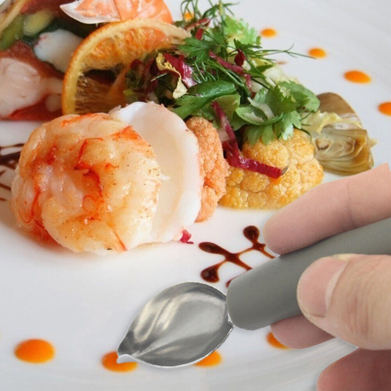 Western Baking Dessert Decor Stainless Steel Chef Pencil Sauce Painting Spoon