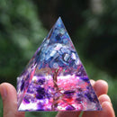 5cm Orgonite Pyramid Orgone Energy Converter Crystal Stone Heal Chakra (D) Newly