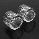 Glass Dappen Dish/Crystal Octogonal Cup Pot Acrylic S Nail Manicure Liquid E5X6