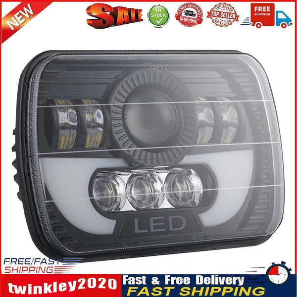 7x6/ 5x7 inch 300W LED Headlight Rectangular Hi-Lo DRL for Car Truck SUV Newly