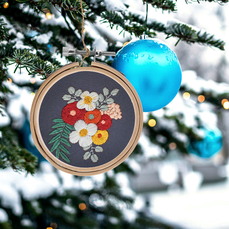 Embroidery Hoops Set 10 Pieces 3 inch Cross Stitch Hoop Ring for Art Craft Newly