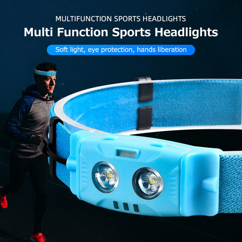 Mini Portable LED Lantern Headlight Multi-function Outdoor Tent Light USB Charge