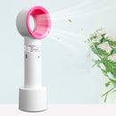 #A Mini Portable Bladeless Fan USB Desktop Leafless Cooling Fan for Office Outdo