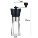Manual Coffee Grinder Adjustable Knob Setting Coffee Bean Mill Stainless Steel