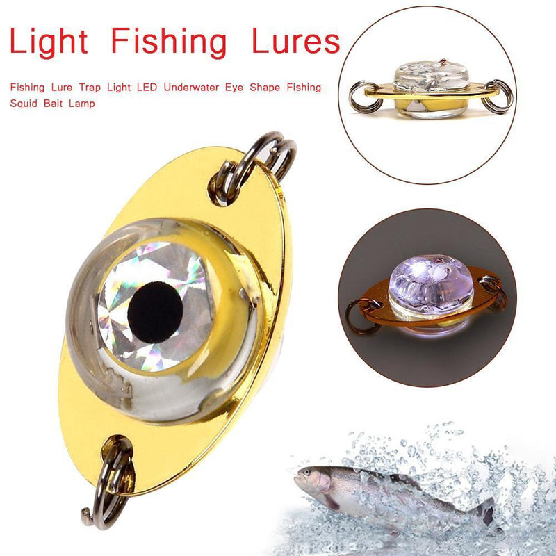 Fishing Lure Trap Light LED Underwater Eye Fishing Squid Bait Lamp (White)