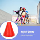 10x Marker Cones Roller Skating Football Soccer Training Equipment (Red) Newly