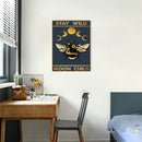 11CT Full Cross Stitch Moon Bee Counted DIY Kits Handmade Cotton Embroidery