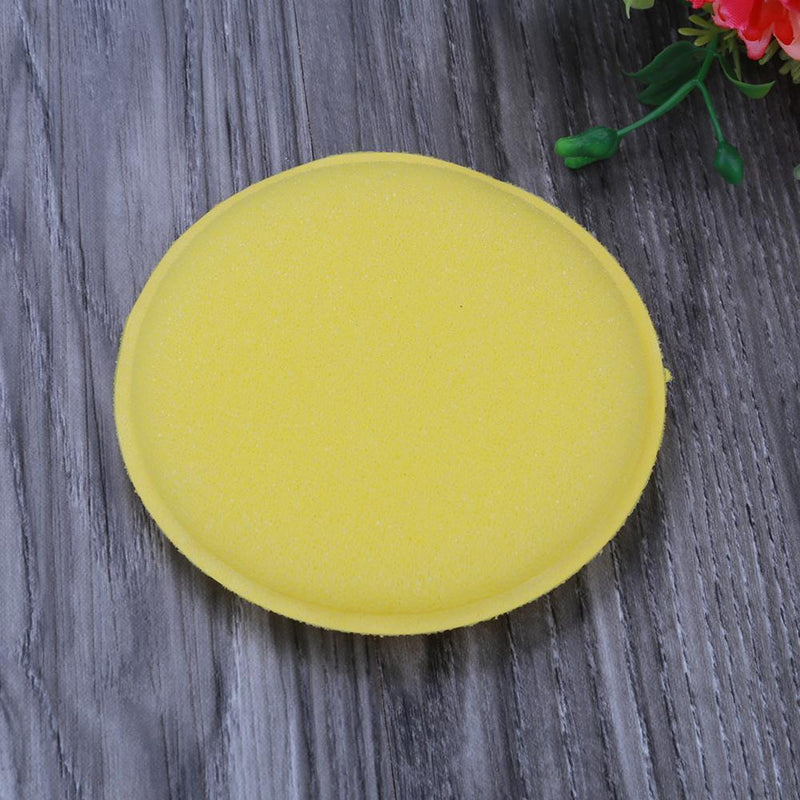 12pcs/lot Car Yellow Foam Waxing Pads Applicator Polish Vehicle Sponge Newly