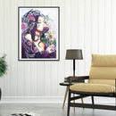 5D DIY Special Shaped Diamond Painting Girl Cross Stitch Kit Home Bedroom D