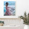 Beach Girl Back Oil Paint By Numbers DIY Canvas Wall Picture Craft Home Dec