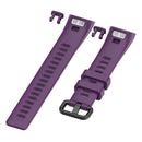 Silicone Watchband w/Buckle for Huawei Band 4 Pro TER-B29S (Dark Purple) Newly