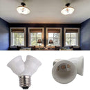 Screw E27LED Base Light Lamp Bulb Socket 1 to 2 Splitter F6U7 Adapters J8R4