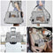 Portable Cat Dog Carrier Bag Outdoor Travel Breathable Handbag (Dark Grey) Newly