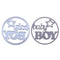 AVZYARDY Metal Punch Stencils f? Babies, boys, f? Card Making, Template,