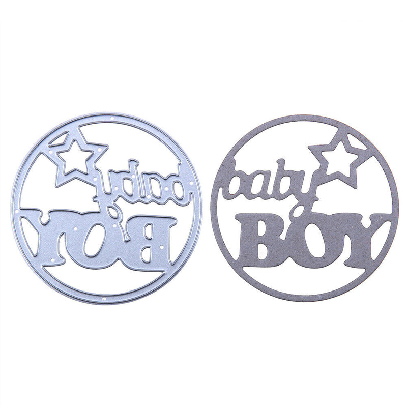 AVZYARDY Metal Punch Stencils f? Babies, boys, f? Card Making, Template,
