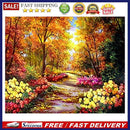 Landscape Series Cotton Cross Stitch 11CT Stamped DIY Manual Needlework Craft