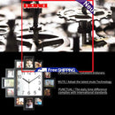 2-in-1 Plastic Multi Photo Frame Wall Clock, Living Room Wall Hanging