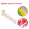 Wooden Carved Cross Stitch Thread Board Embroidery Thread Organizer (Dog)