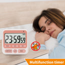 Digital Stopwatch Kitchen Countdown Timer Alarm Reminder Clock (Pink)