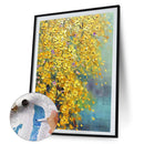 DIY Paint by Number Kit Unique Gift Yellow Flower Pattern Killing Time Tools