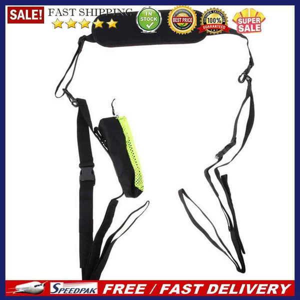 Adjustable Surfboard Shoulder Carry Strap with Water Bottle Bag for Surf Fi