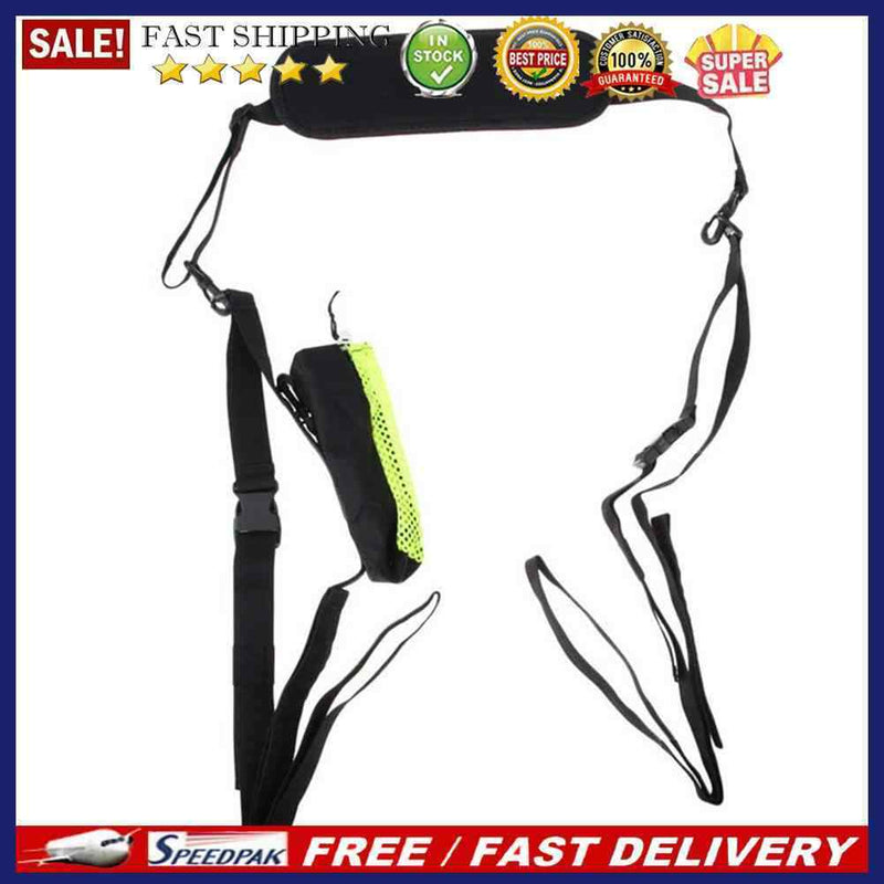 Adjustable Surfboard Shoulder Carry Strap with Water Bottle Bag for Surf Fi