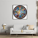 Partial Embroidery Sun Moon Constellation 11CT Stamped Canvas Cross Stitch Kits