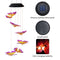 LED Solar Wind Chime Butterfly Light Color Changing IP65 Hanging Lamp (B) Newly
