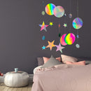 Star Paper Garland Ornaments Birthday Party DIY Wedding Decor (Star Round) Newly