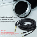 Audio Headset Spring Cable for Hifiman HE400S/HE-400I/HE560/HE-350/HE1000 Cords