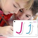 26 Letter English Flash Card Handwritten Montessori Kids Early Learning Toys