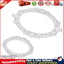 2pcs Oval Cutting Dies Album Decor Scrapbooking DIY Template Lace Newly